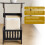 White Small Bedside Table PVC Storage Cabinet 1 Piece 5