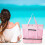 Mesh Beach Bag with Cooler Pink Large Tote 5