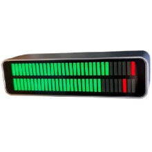 Voyant de Niveau Stéréo Professionnel AK-DB32D avec Affichage LED en Temps Réel et Boîtier en Alliage D'Aluminium pour le Mixage en Studio
