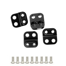 Supports de Fixation Avant et Arrière pour Crawler RC 1/30 (pour AXIAL SCX30, pour Bronco, pour , JLU) - Pièces de Rechange Noires
