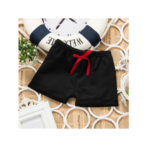 Bomullsshorts for barn med elastisk midje 1-5T 1