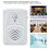 Motion Sensor Doorbell with MP3 Player 4m IR 8Ω 1W Speaker 7