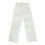 Høylivede rette, vide denimjeans til dame, hvite 4