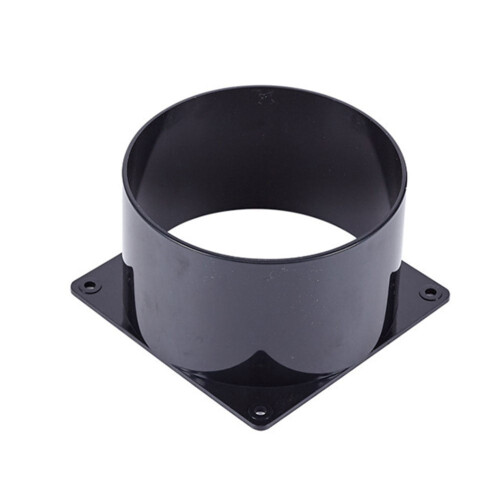 ABS Wall Flange Connector for Ventilation Pipe 75-120 mm 1