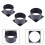 ABS Wall Flange Connector for Ventilation Pipe 75-120 mm 7