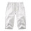 Weite Herrenhose mit Taschen, weiß, Größe M 4
