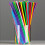 Colorful flexible drinking straws bendy disposable 200 pack 5