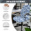 Bürostuhlbezug Schmetterling Batik Blau Universalgröße 3