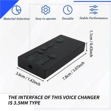 Voice Changer, Handheld Microphone Voice Changer Sound Effects Machine for Kids, for Friends