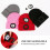 Morttic LED Beanie Cap Warm Knitted Winter Hat Light Grey 2