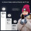 Morttic LED Beanie Cap Warm Knitted Winter Hat Light Grey 3