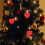 Fillable Heart Ornament Balls Red Plastic 10 pcs 6