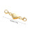 Magnetic Cylinder Clasps Set Gold Silver Finish 10 pcs 3