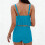 Costume da bagno tankini da donna con top corto e volant 4