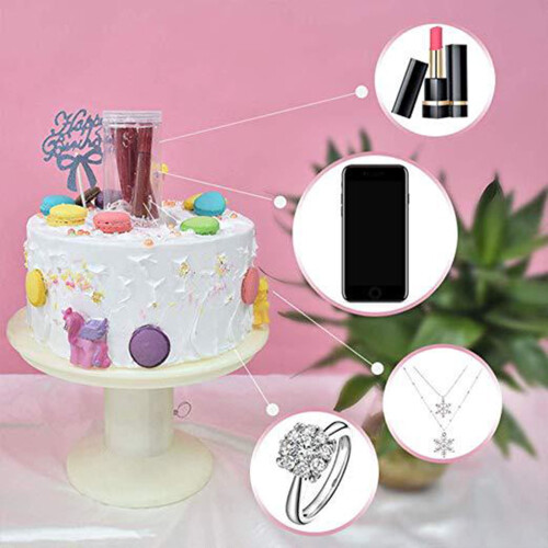 Présentoir à gâteaux en plastique alimentaire 30 cm 2