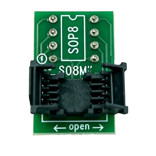Support de Test SOP8 Large 208 Mil, Support à Couvercle Rabattable SOP8 Série 25, Support BIOS, Test SPI, CMS