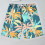 Kinderbadehose mit hawaiianischem Palmenmuster, elastischer Bund, Größe 7-14 2