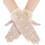 Women's Touch Screen Lace Gloves Floral Short 2