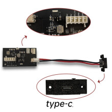 Carte D'Alimentation pour Console de Jeux pour Saturn Dreamcast: Module D'Alimentation avec Interface Type-C, Branchez et Jouez, 15 V/3 A