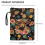 Buchhülle mit Blumenkranzmotiv aus Polyester 8