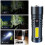 Ladattava LED-taskulamppu COB-työvalolla, 1 pakkaus 4