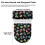 Totenkopf-Toilettensitzbezug-Set, bunt, elastisch, 2-teilig 8