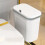 Kitchen Compost Bin with Lid 8L Wall-Mounted 4