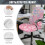 Housse de chaise de bureau rose à motif fleurs de cerisier 6