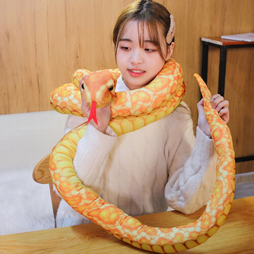 Snake Plush Toy Soft Life Style 100cm Stuffed Teaching Tool 2
