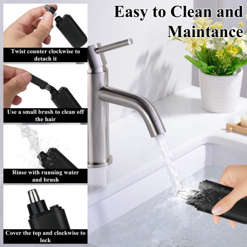 Nose and Ear Trimmer Rechargeable Travel Size 2