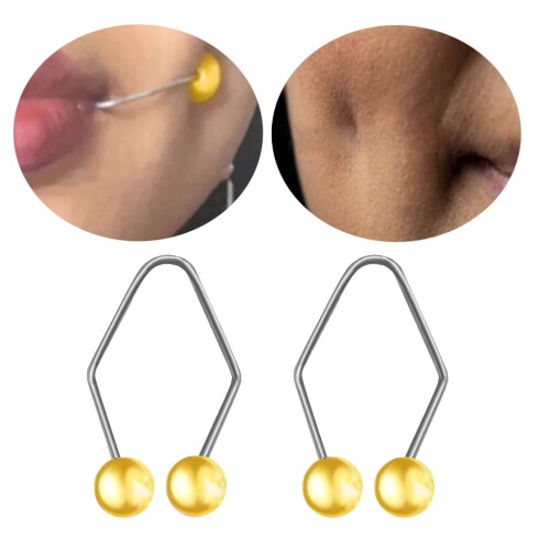Lip Piercing Jewelry Pearls Face Exerciser 1pc 1
