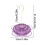 Hummingbird Feeder Floral Style Red Hanging Hook 3