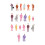 Mini Railroad Figure Set HO Scale 20pcs 2