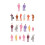 Mini Railroad Figure Set HO Scale 20pcs 3
