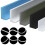 Bathroom Water Barrier Strip Silicone Dry Wet Separator 5