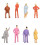 Mini Railroad Figure Set HO Scale 20pcs 6