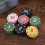FEAMOS Casino Chips with Box 100 pcs 5