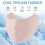 UV Face Mask UPF 50+ Ice Silk Washable Reusable Pink 2