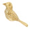 Brass Bird Drawer Knob Gold Finish 1 Pack 5