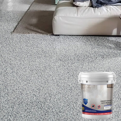 Epoxy Colored Sand Floor Paint Sesame Ash 16.9 fl oz 2