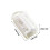 Sac de rangement en filet blanc mini sac à fermeture éclair 1 pièce 5