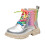 Children's Solid Color Short Boots 2