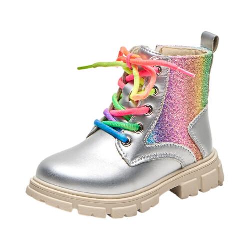 Children's Solid Color Short Boots 1