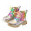 Children's Solid Color Short Boots 3