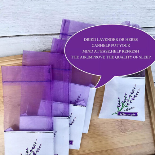 Empty Lavender Sachet Bags Drawstring 10 20 30 40 pcs 1