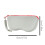Soft Silicone Eyeglass Case with Zipper Lanyard Hangable 2