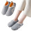 Women's Lightweight Indoor Slippers Grey Size 8 2