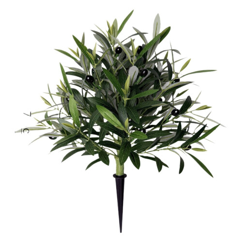 Artificial Olive Topiary Ball Tree 21.65 in UV-Resistant 2
