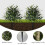 Artificial Olive Topiary Ball Tree 21.65 in UV-Resistant 7
