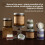 Aromatherapy Candle Premium Soy Wax 3 Pack Brown Cup 3